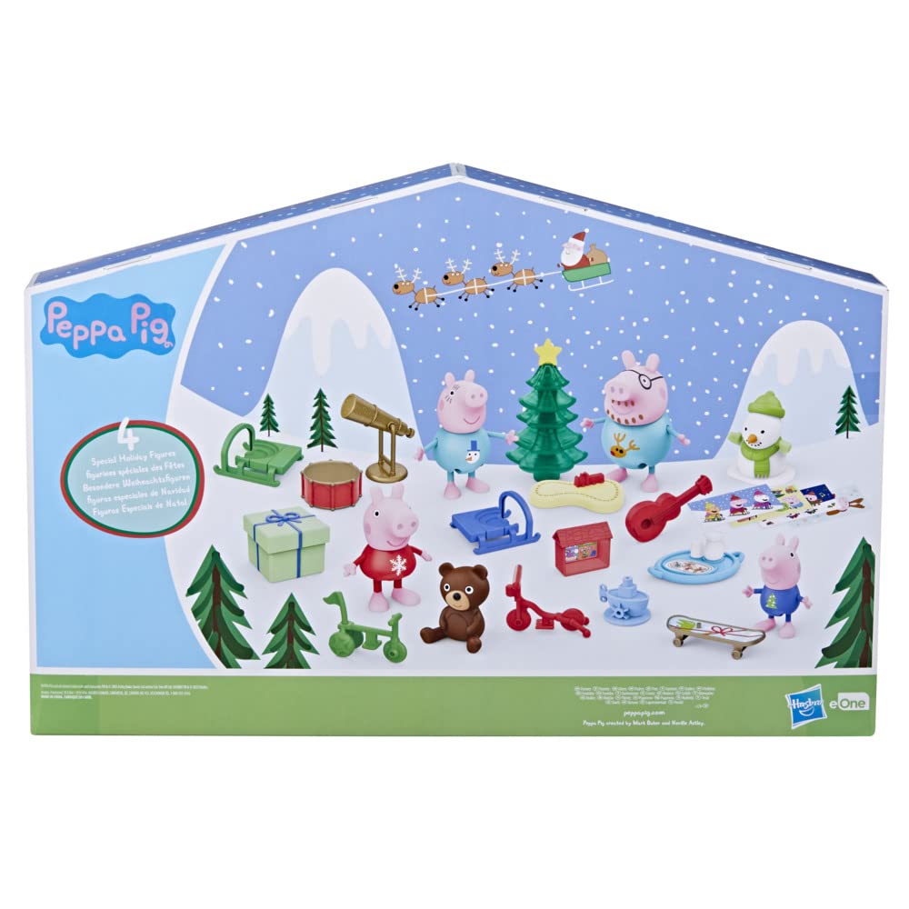 Peppa Pig Peppa’s Advent Calendar Toy, 24 Items